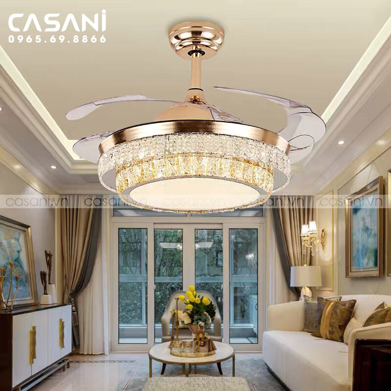 Shop đèn Casani đang bày bán các loại đèn quạt trần đẹp nào?