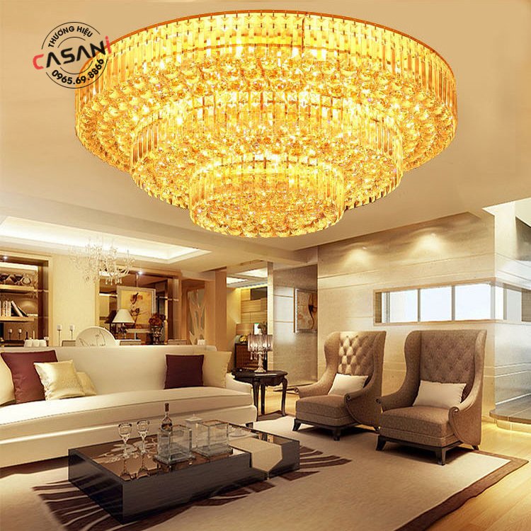 Đèn mâm led có phù hợp lắp đặt cho trần nhà bê tông không?