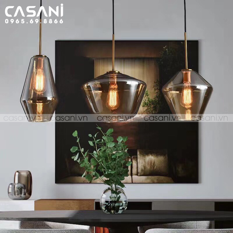 Lý giải độ Hot của mẫu đèn thả thủy tinh trong năm 2021