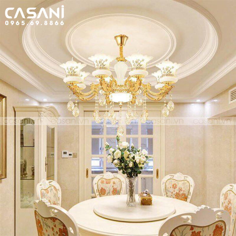 Mách bạn cách chọn lựa đèn chùm pha lê đẹp, chất lượng